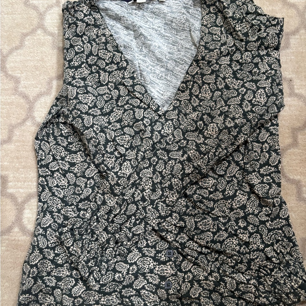 Boden Monochrome Patterned Top - image 4